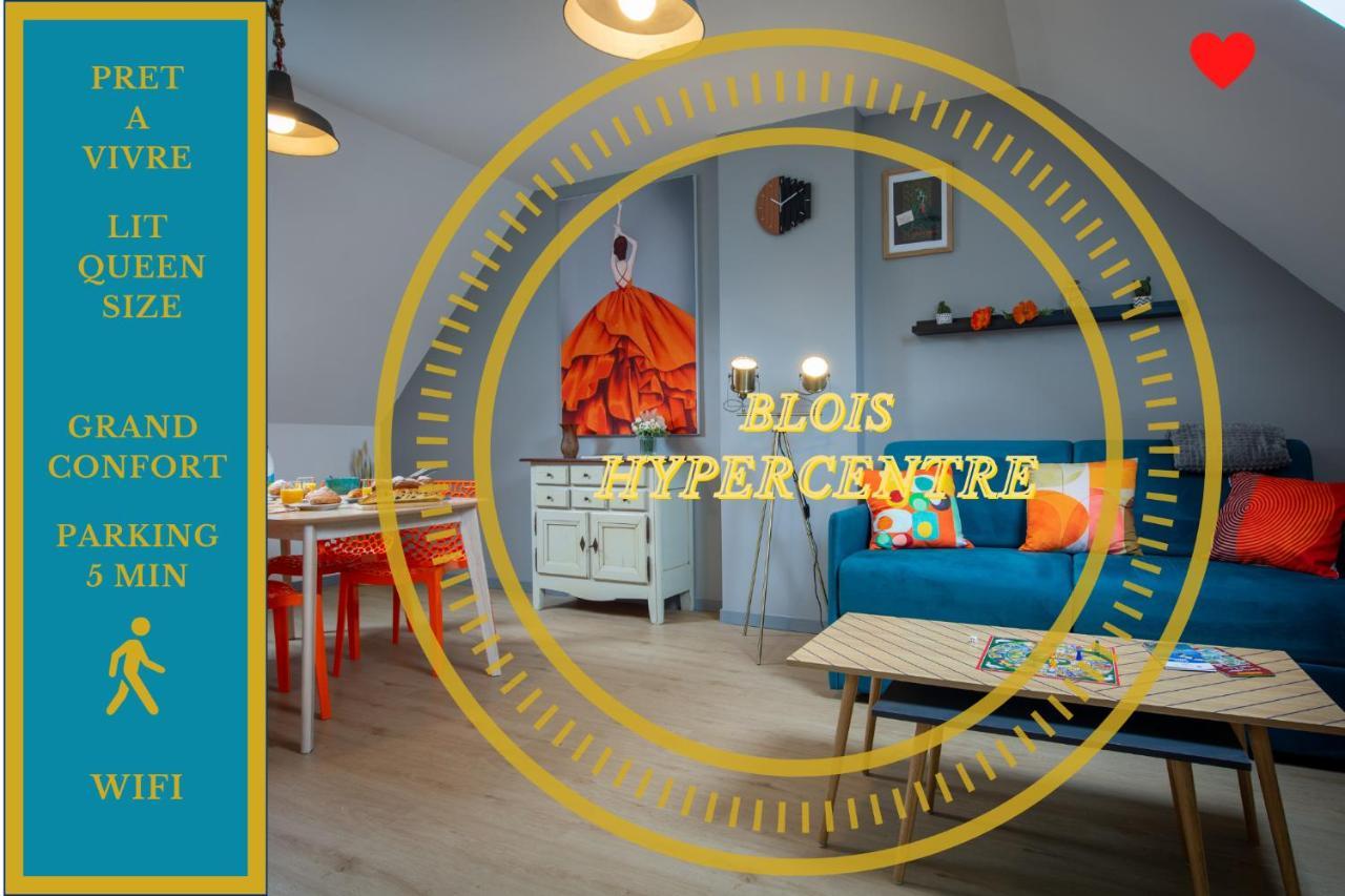 Superlogis - Sous Les Toits - T2- 3Etoiles - Blois-Hypercentre 1 Chambre 4 Personnes Exteriör bild
